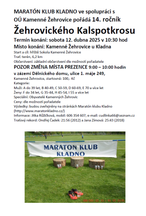 Běh a sportovní akce v přírodě